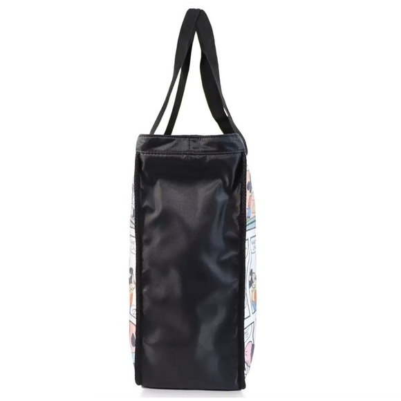 Disney Mickey Minnie Mouse Comic Strip Zipper Tote Travel Overnight Large Bag - Picture 8 of 17